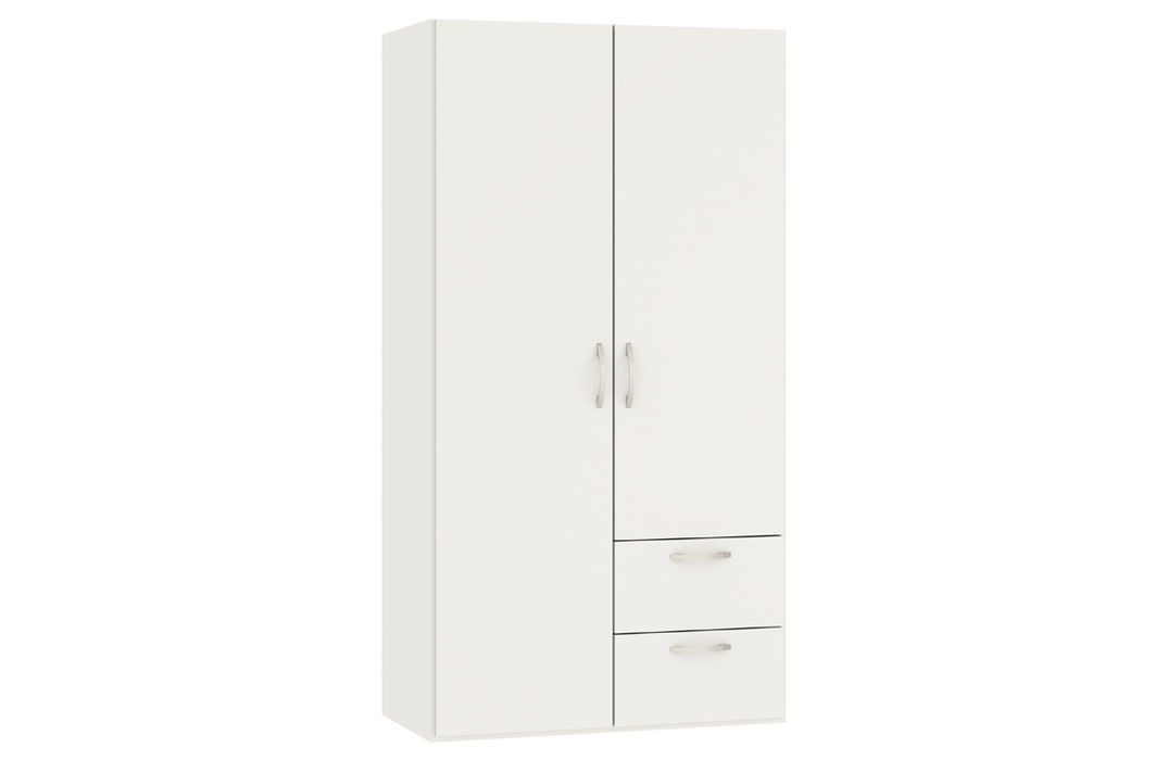 Optimum Drehtürschrank 2-türig mit 2 Schubladen H 195 cm