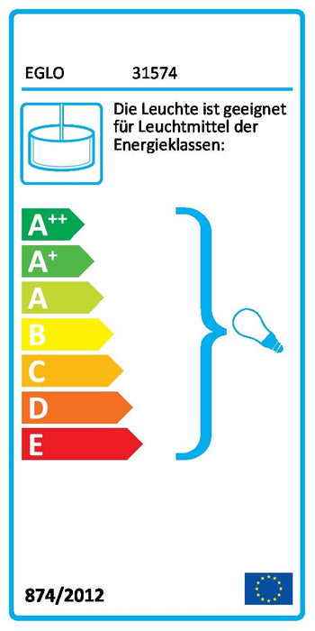 Pasteri Hängeleuchte anthrazit Ø 38 cm