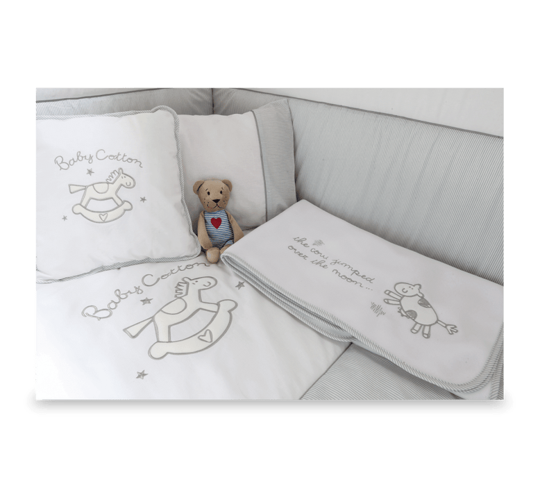 Cotton Baby-Betteinlagen 80 x 130 cm 9-teilig