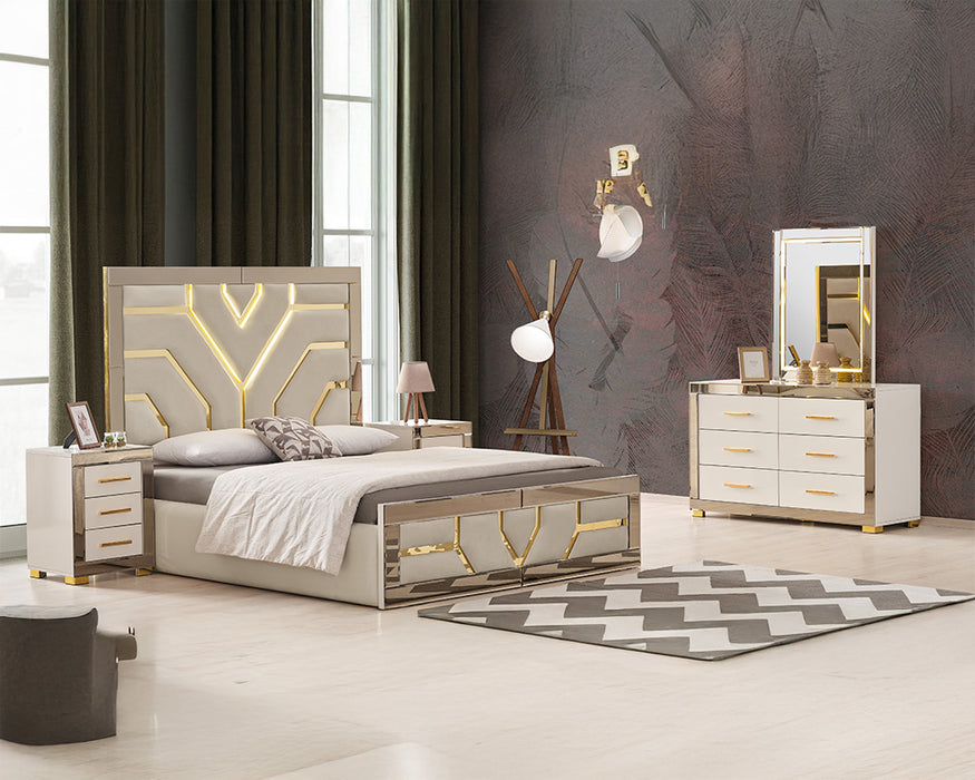 Fashion-Paris Schlafzimmer-Set inkl. Matratze