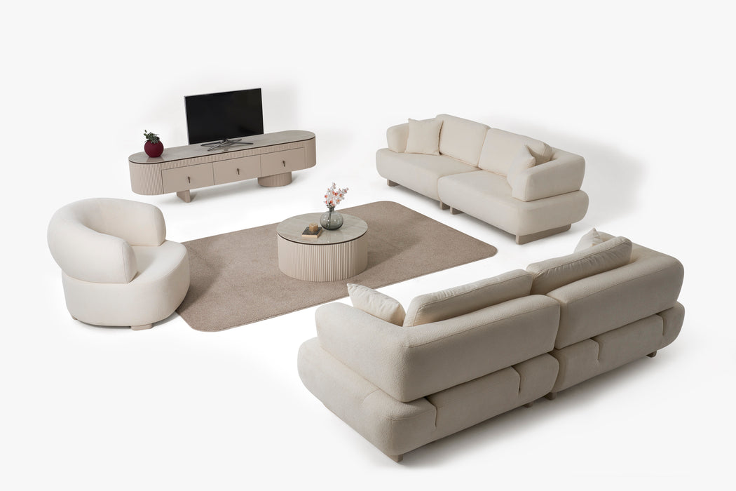 Merlin Salontisch mit Keramikplatte