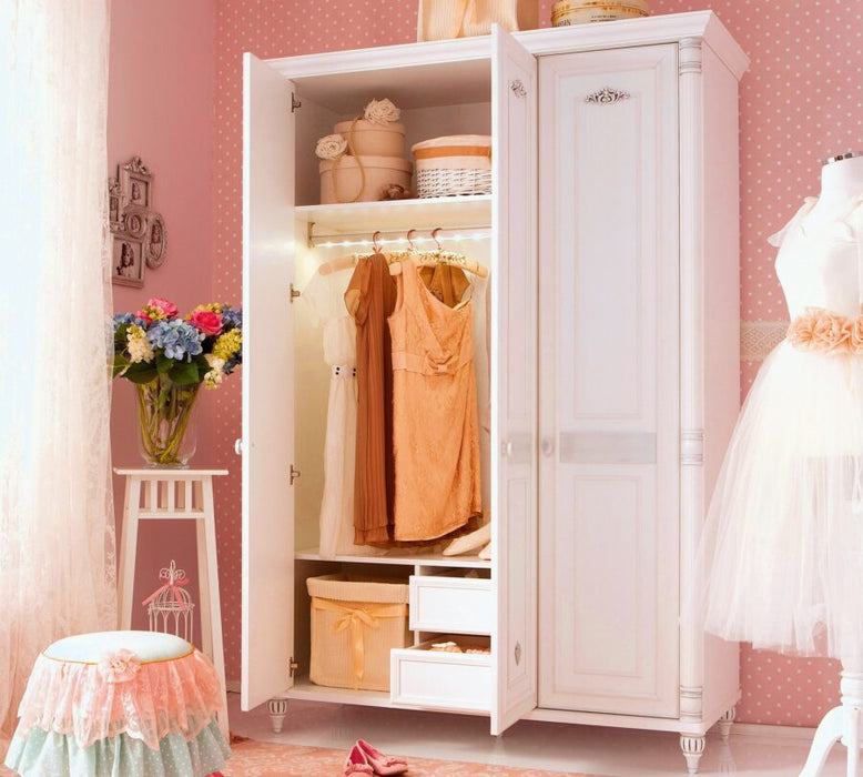 Romantic Drehtürenschrank 3-türig