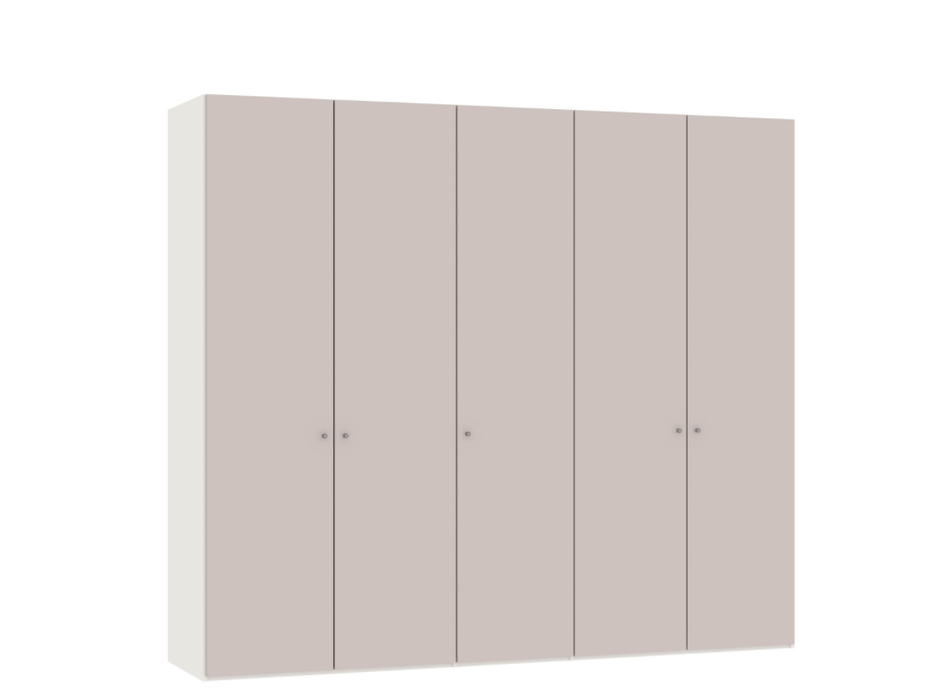 Optimum Drehtürschrank Glas << Rose Quartz >> matt